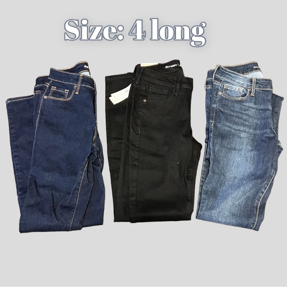 3 pairs of jeans